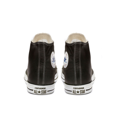 посмотреть оригиналы Converse Chuck 70 All Star Leather Black черные высокие кожаные 132170C