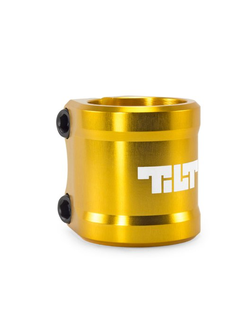 Зажим для самоката TILT Sculpted Double Clamp - Gold