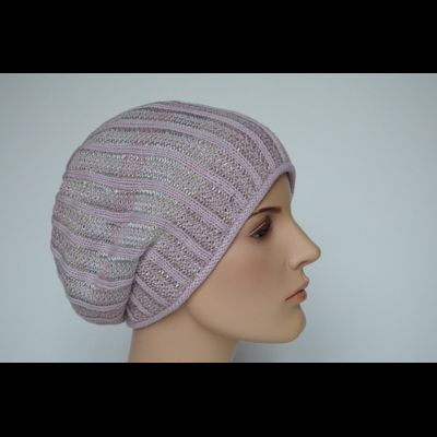 Берет демисезонный женский Vizio Италия 7046 лиловый