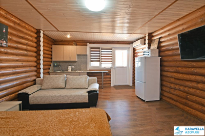 Гостевой дом №404 - номер-студия  с кухней у пляжа (первая линия)