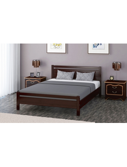 Кровать Вероника 1 Орех темный (Браво)