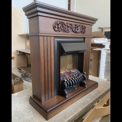 Электрокамин Кари LO с очагом Fobos