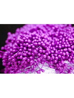 Тычинки капельки около 340 нитей , двусторонние , сиреневый