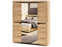 Спальня ВЕРСАЛЬ-5 - Секция №16 шкаф 4х створчатый Дуб Баррик