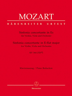 Mozart. Sinfonia concertante Es-Dur KV364 f?r Violine, Viola und Orchester f?r Violine, Viola und Klavier