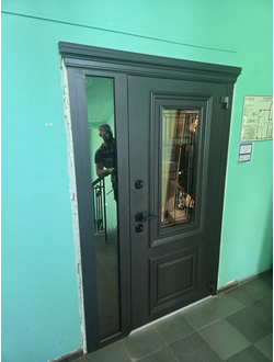 Входная Дверь AG 6149 Термо AL Двери Регионов с фрамугами