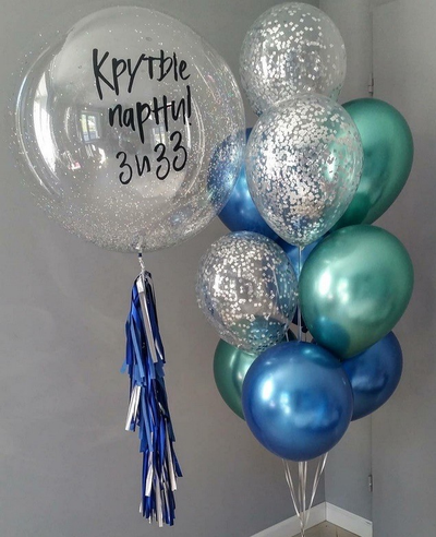 Огромные воздушные шары (гиганты) с конфетти