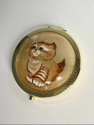 Зеркальце карманное с камнем селенит, разные изображения