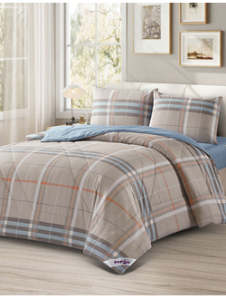 Постельное белье с одеялом TANGO Primavera сатин-твил евро 200x220x1 230x250x1 50x70x2 W400-87