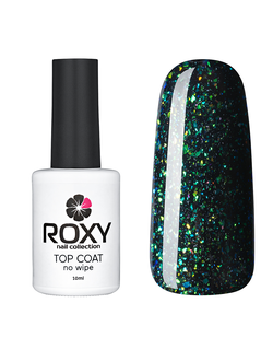 Топ без липкого слоя с шиммером - TOP COAT no wipe Т04 shine (10 ml)