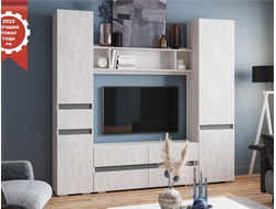 МОДУЛЬНАЯ ГОСТИНАЯ МРИЯ №1 (бетон/графит) 2204*2052*368