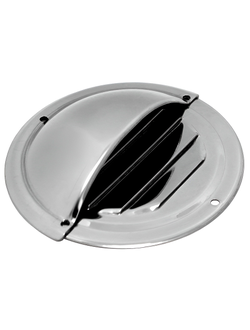 Вентиляционная решетка круглая с козырьком, 102 мм