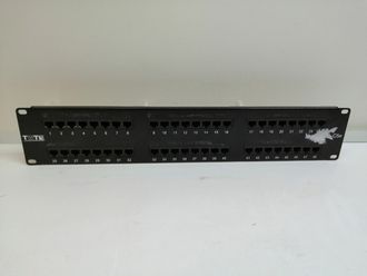 Патч-панель Lanmaster TWT-PP48UTP, 48 портов (комиссионный товар)