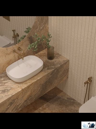 Керамогранит Creto Breccia Viola 80 х 160 см серо - бежевый