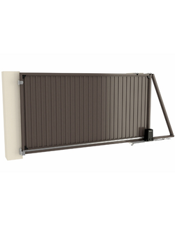 Комплект сдвижных ворот Revolution 4500х2200 RAL8017, DHPN-4500x2200/RAL8017