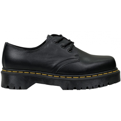 DR MARTENS 1461 BEX SMOOTH LEATHER SQUARE OXFORD BLACK