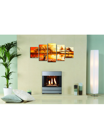 Модульная картина "Деревья у воды"