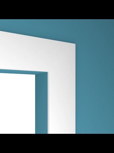 Плинтус напольный Перфект Plus P75, из дюрополимера, влагостойкий, под покраску, 2 метра