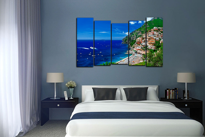 Модульная картина "Райский курорт"