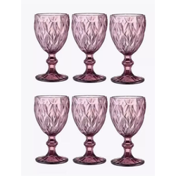 Набор бокалов для вина "Бурлеск розовый"