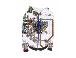 Толстовка на молнии с полной запечаткой Герои меча и магии, Heroes of Might and Magic №31