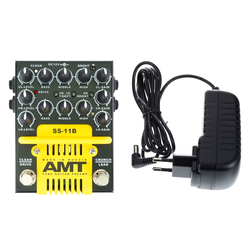 AMT SS-11B (Modern) - трехканальный ламповый гитарный предусилитель [БП в комплекте!]