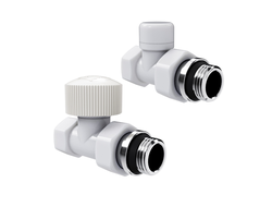 Набор термостатический прямой Royal Thermo Design 1/2"М30х1,5 (Белый)