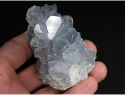 Целестин голубой, друза кристаллов, Мадагаскар (72*62*46 мм, 301 г) №37788