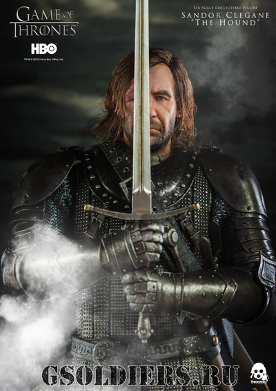 Купить коллекционную фигурку Сандора Клигана (Sandor Clegane), Игра Престолов (Game of Thrones) 1/6