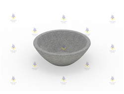 1619.2 Вазон «Чаша» с мраморной крошкой