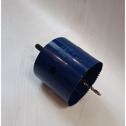 Коронка биметаллическая диаметр 90 мм глубина 100 мм