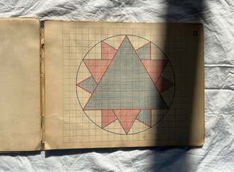 Школа первоначальнаго рисованiя, для детей от 8 до 12-летняго возраста в штриховке двумя цветными карандашами, 1903 год