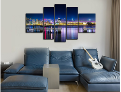 Модульная картина "Яркое отражение"