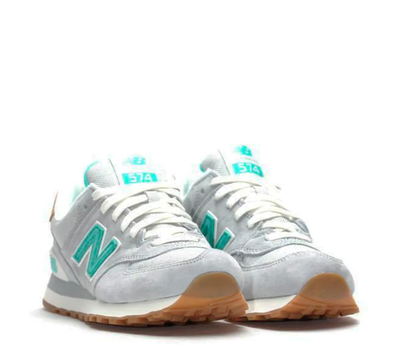 New Balance 574 Grey Mint Brown мужские