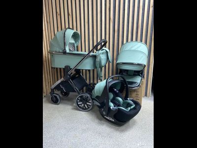 Детская коляска 3 в 1 Luxmom 777 Зеленый