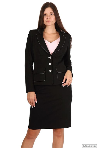 Юбка черная Pretty One 3315 (р. 36 / 44 RU)