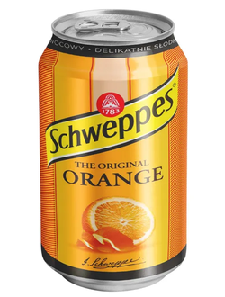 Газированный напиток Швепс Оранж 330мл ж/б (24)