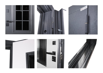 Стальная дверь   Galant с окном (терморазрыв 3к). Заказная модель.