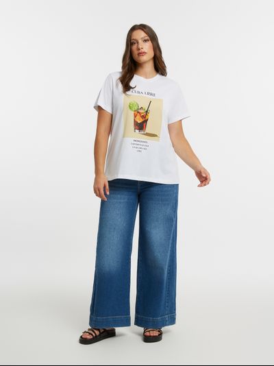 Женская футболка с принтом