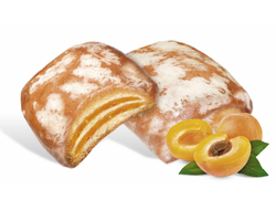 Пряники с прослойками со вкусом абрикоса «Чудо Зебра»