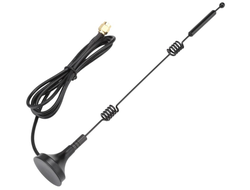 Уличная антенна WiFi (2,4/5 ГГц) с кабелем 3 метра и с магнитным основанием. (Разъём SMA Male) для систем беспроводного видеонаблюдения (усиление 11 Дб)