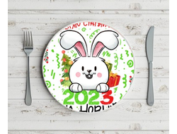 Тарелка год Кролика №28