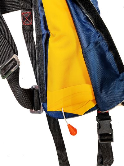 Жилет надувной автоматический Мореман Комфорт, 150 N, синий