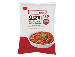 Hot&Spicy Topokki (rice cake)/ Токпокки Остро-пряный (рисовые палочки с соусом) (240 г)