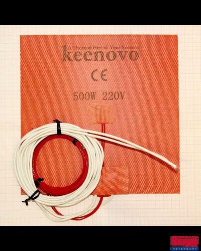Гибкая нагревающая пластина 500 Вт 220 В (200х200) (NTC) Keenovo