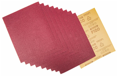 Бумага наждачная водостойкая 230x280 мм P100 Profi (10шт) ARNEZI R8011008
