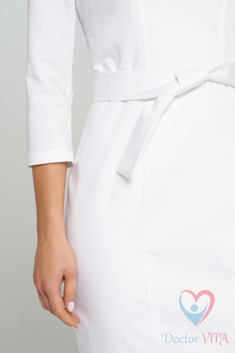 Платье медицинское Dr.Super Laura белое