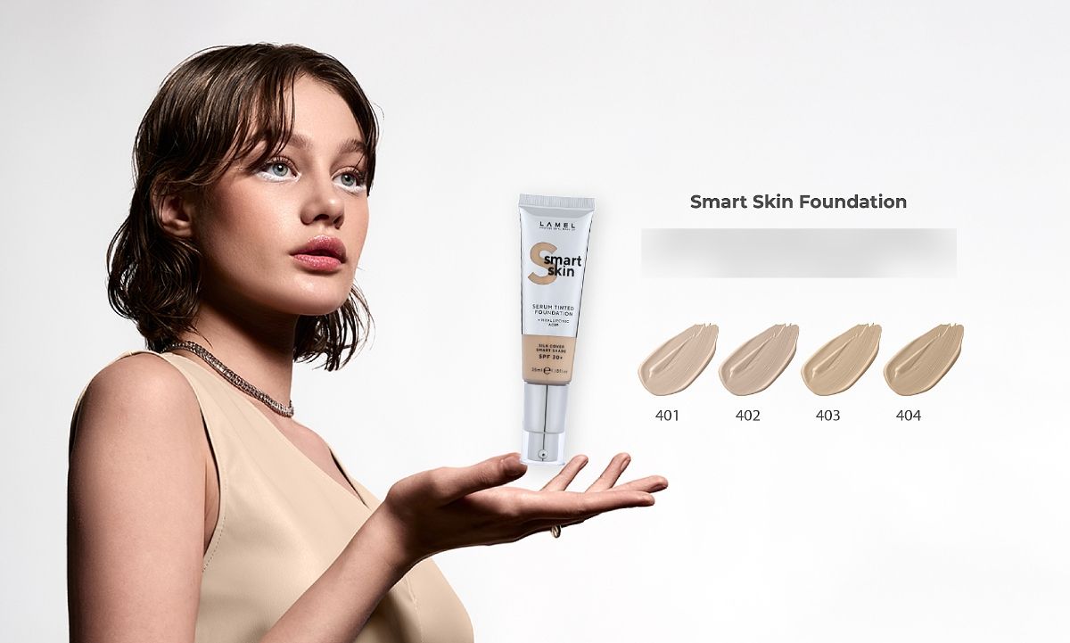 Lamel тональная основа-сыворотка Smart Skin Serum Tinted Foundation 403 Ivory 