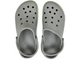 CROCS BAYABAND CLOG СЕРЫЕ С ЗЕЛЕНЫМ