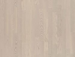 Декор паркетной доски PolarWood Ясень Рикотта Белая Матовая 3-х полосный